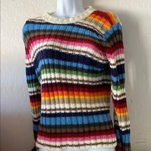 Multicolor Striped Women's Sweater